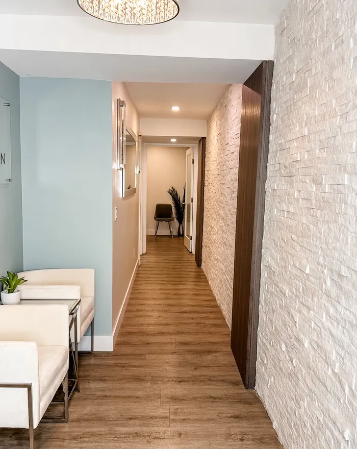 Reception and hallway